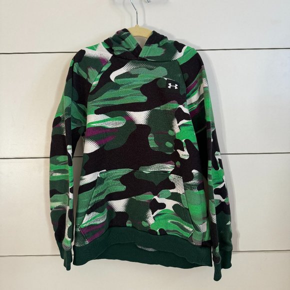 Boy's Under Armour Hoodie - Camo (Sz Small) - Picture 1 of 4